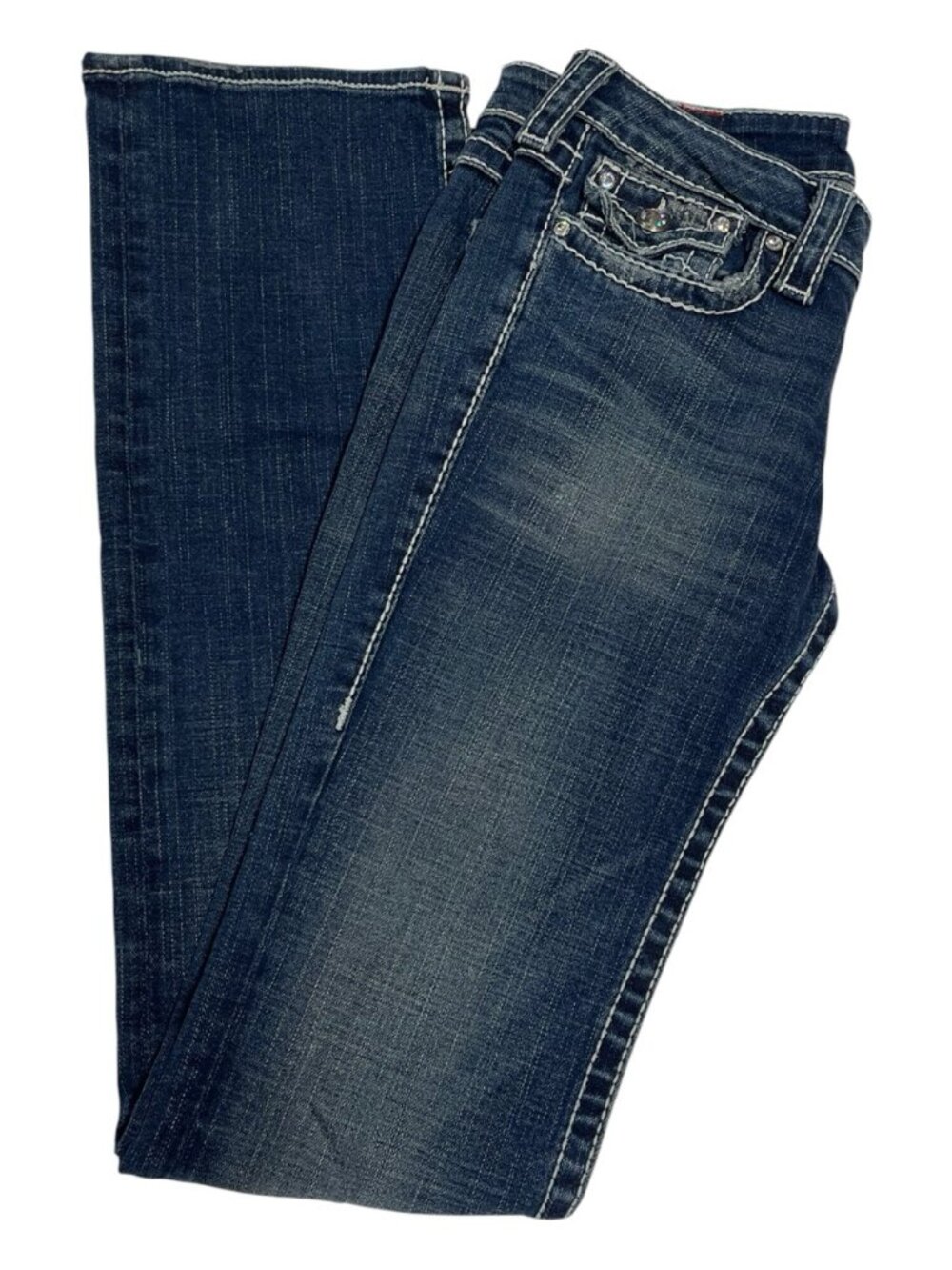 TRUE RELIGION Y2K Disco Billy Big T Vintage Princess Cut Dakota Sky Jeans